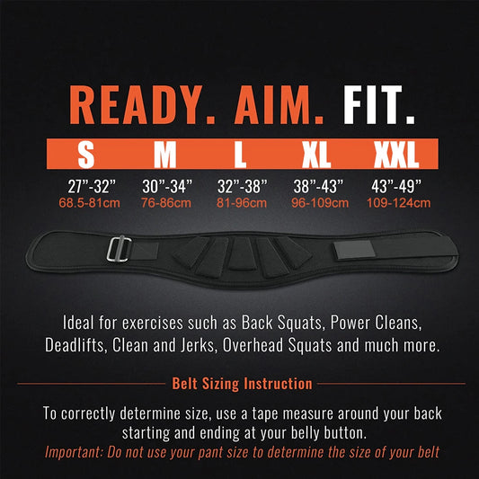 Weightlifting Back Support Belt