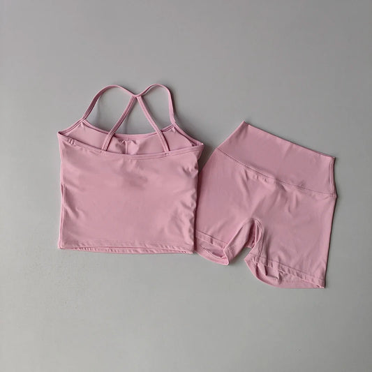 Women's High-Waist Yoga Workout Set