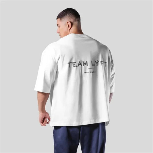 Men's Cotton Gym Logo T-Shirt