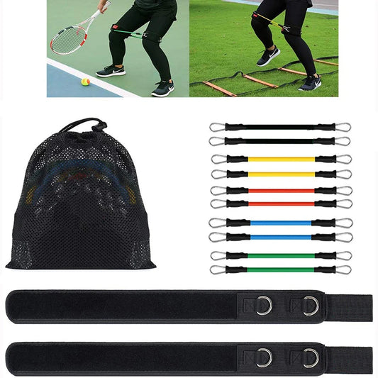 Leg Resistance Bands With Ankle Straps