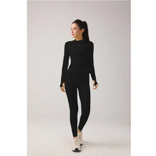 Women's High-Waist Fitness Set