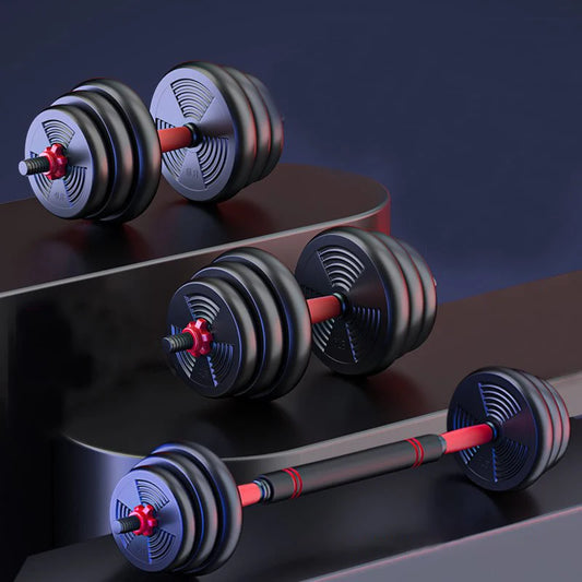 Adjustable Dumbbell Barbell Weight Set