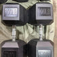 China Factory Commercial Fitness Equipment Rubber Coated Dumbbells /Dumbbell Set  Weight Gym Hex Rubber Dumbbellpromote sales