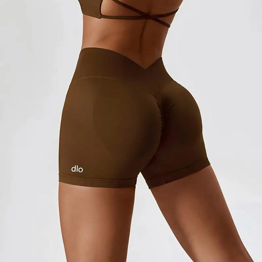 Women's High-Waist Yoga Shorts