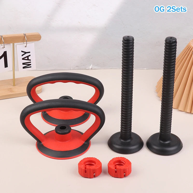 Adjustable Kettlebell Handle For Dumbbells Weight Plates Swing Barbell Ball Weight Kettlebell Handle For Home Use And Fitness