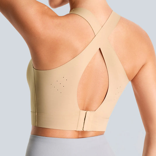 Women's Wireless Cross-Back Sports Bra
