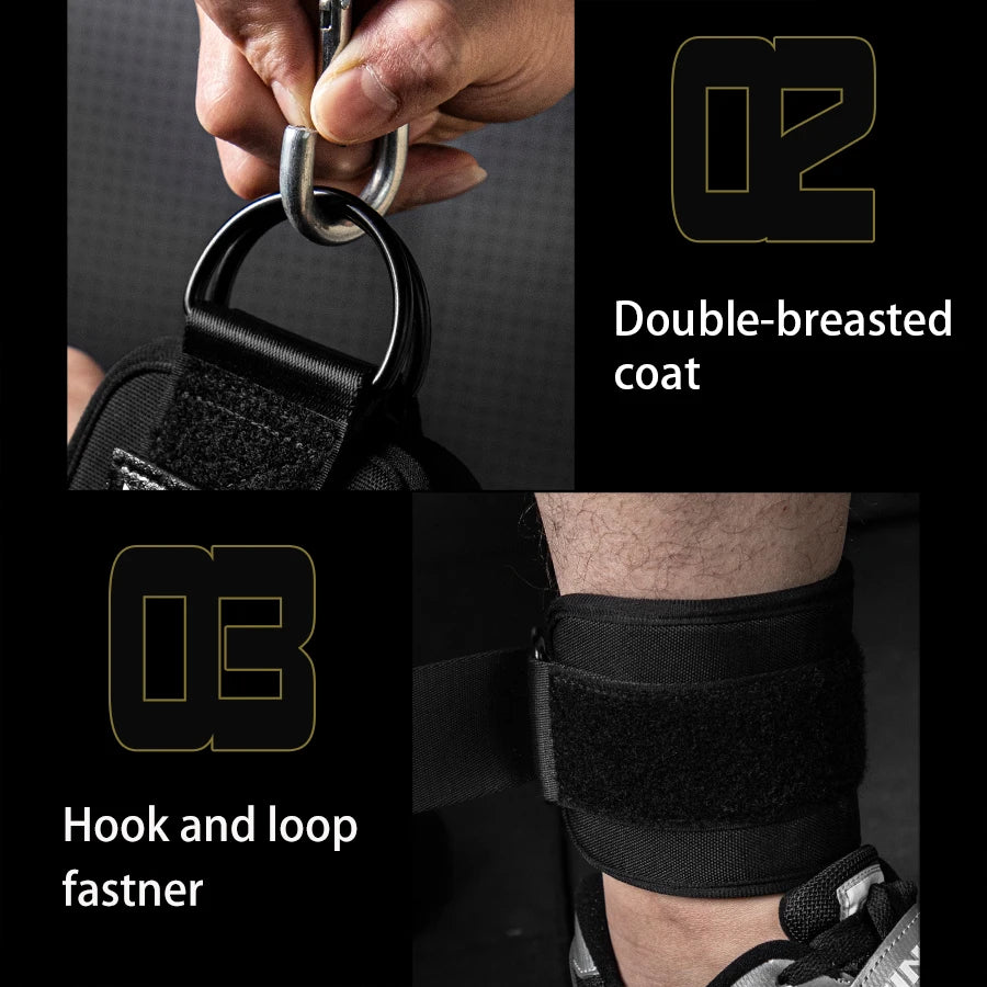 1Pcs Wrist Straps For Resistance Band Workout Fitness Ankle Straps Foot Support Cuffs Cable Machines Gym Home Fitness Equipment