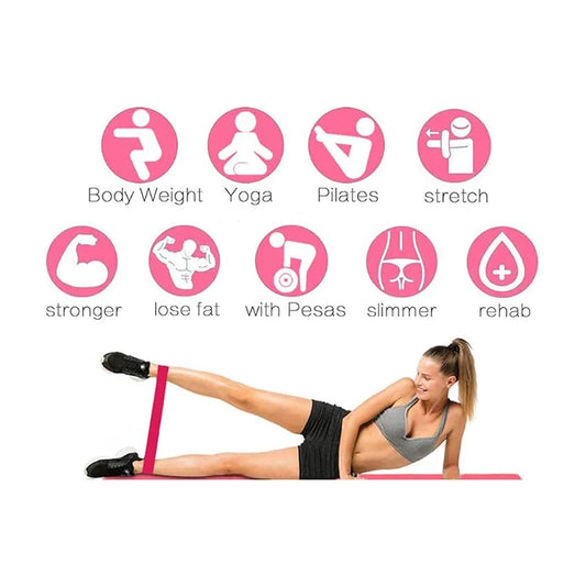 5-Piece Latex Loop Resistance Bands