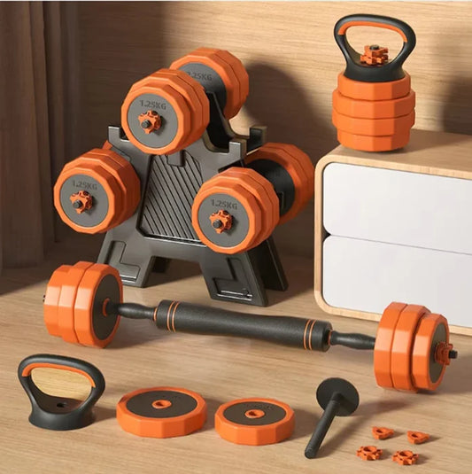 Adjustable Dumbbell Barbell Weight Set