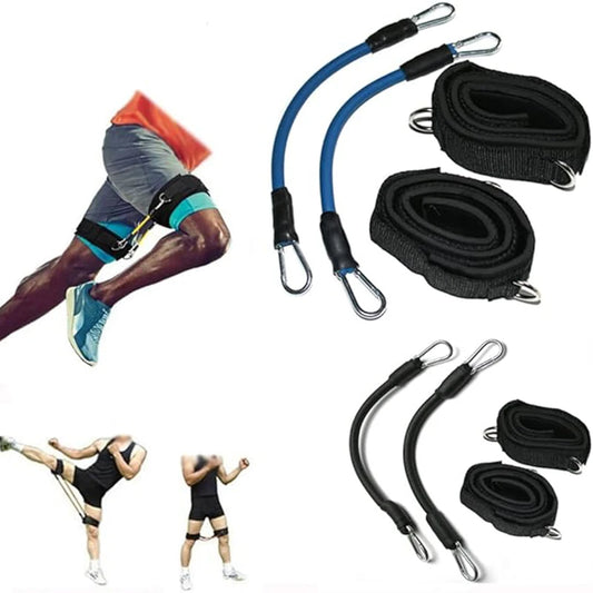 Leg Resistance Bands With Ankle Straps