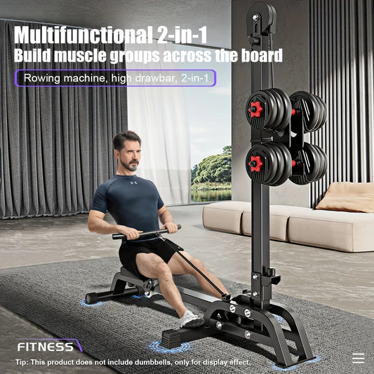 Foldable 4-in-1 Rowing Machine