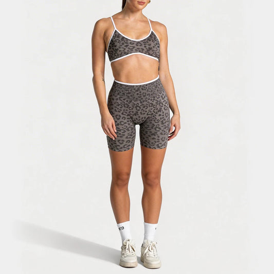 Leopard Print Women's Yoga Set
