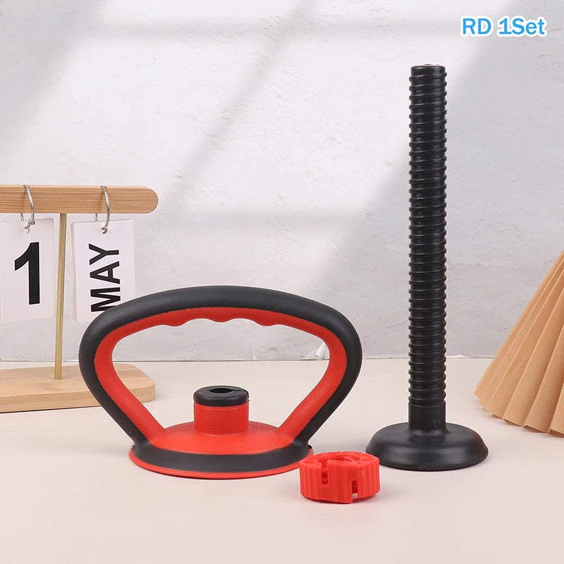 Adjustable Kettlebell Handle For Dumbbells Weight Plates Swing Barbell Ball Weight Kettlebell Handle For Home Use And Fitness