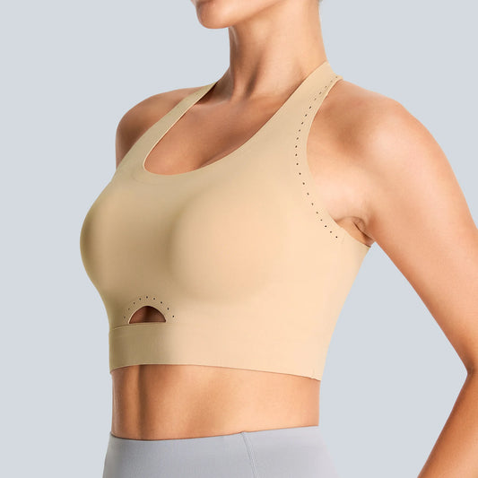 Women's Wireless Cross-Back Sports Bra