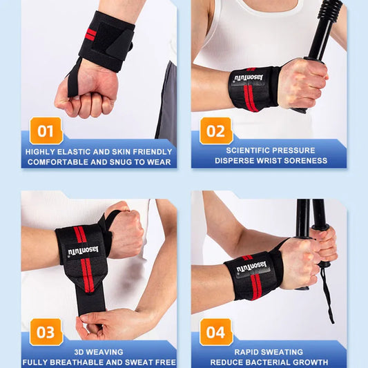 Adjustable Weightlifting Wrist Supports