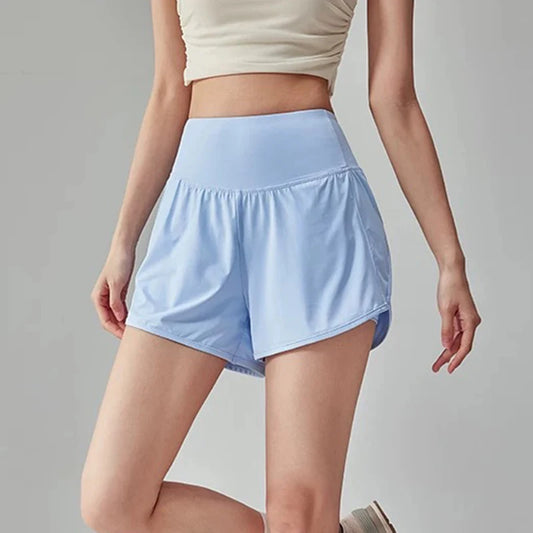Women's High-Waist Yoga Shorts
