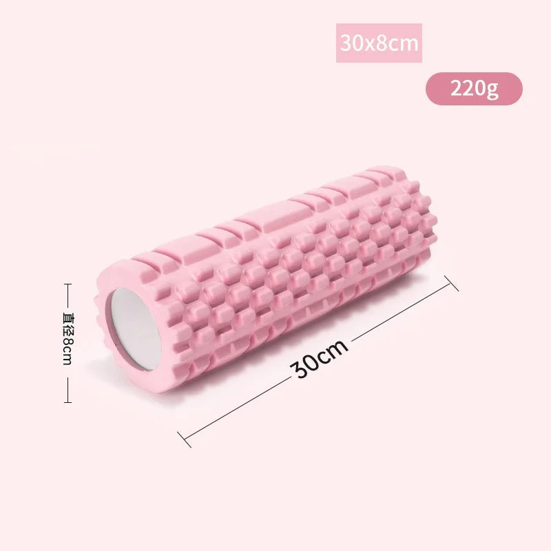 30CM Yoga Roller Massage Foam Myofascial Release Roll Gym Foam Roller Foam Sports Roller Gym 10cm Fitness YJZ01