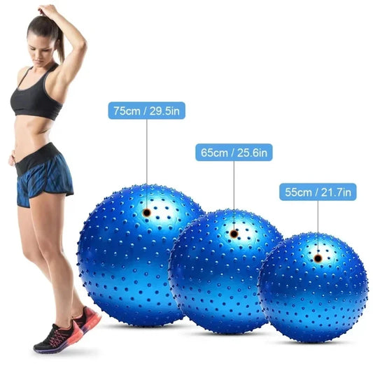 55cm Anti-Burst Massage Yoga Ball