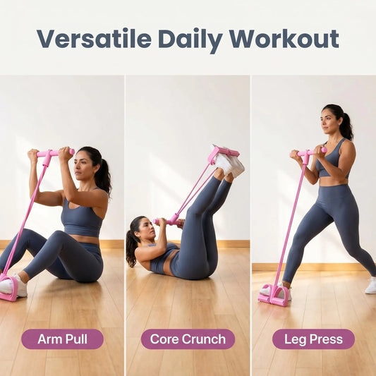 6-Tube Pedal Resistance Bands