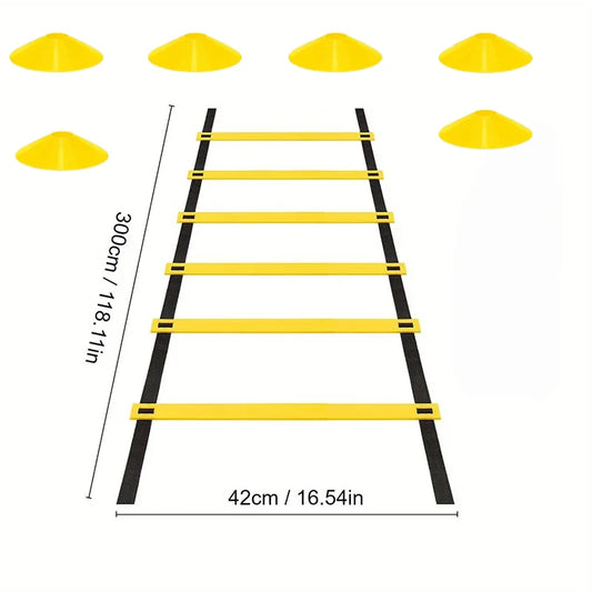 6M Portable Agility Training Ladder