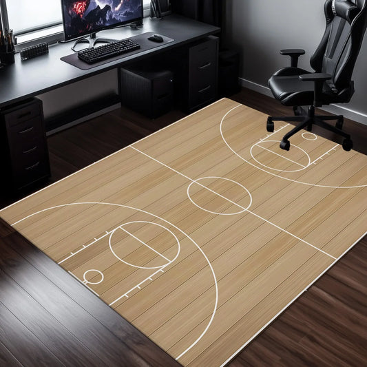 Basketball Sports Floor Gym Rug