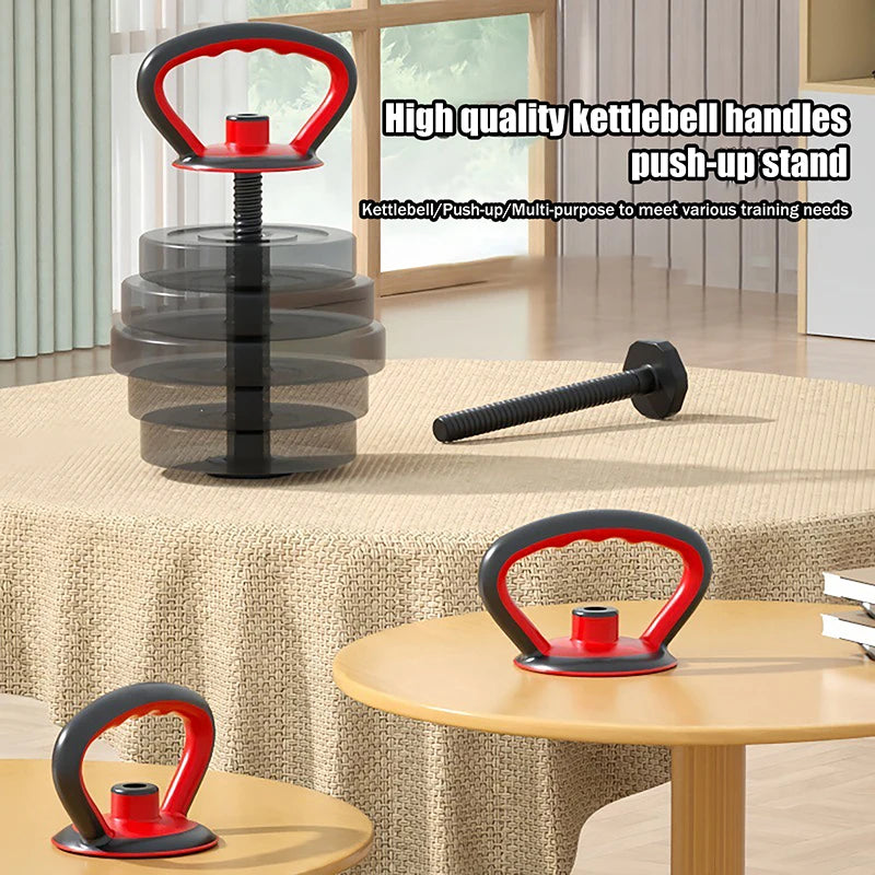 Adjustable Kettlebell Handle For Dumbbells Weight Plates Swing Barbell Ball Weight Kettlebell Handle For Home Use And Fitness