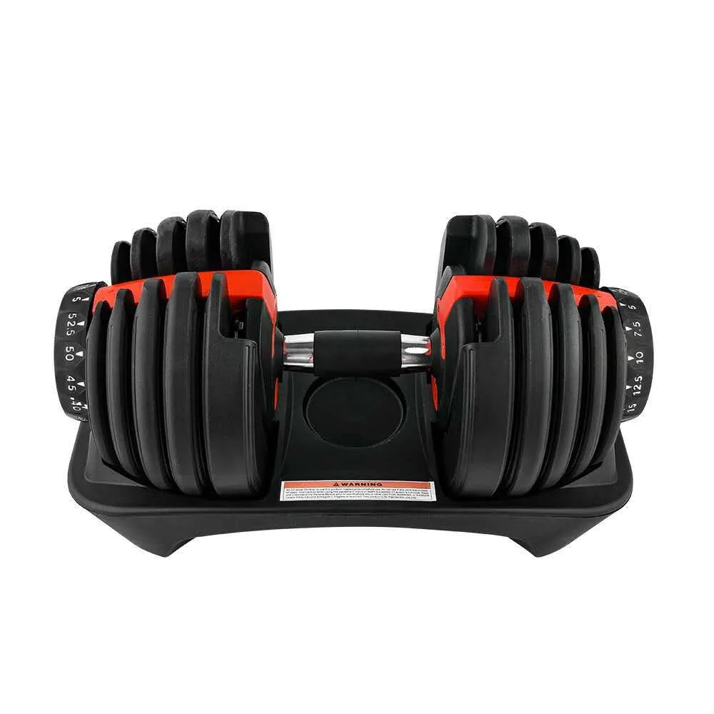 24kg Dumbbells Rubber-Coated Dumbbells Home Gym Weightlifting Dumbbell Training Equipment Material Durable Design