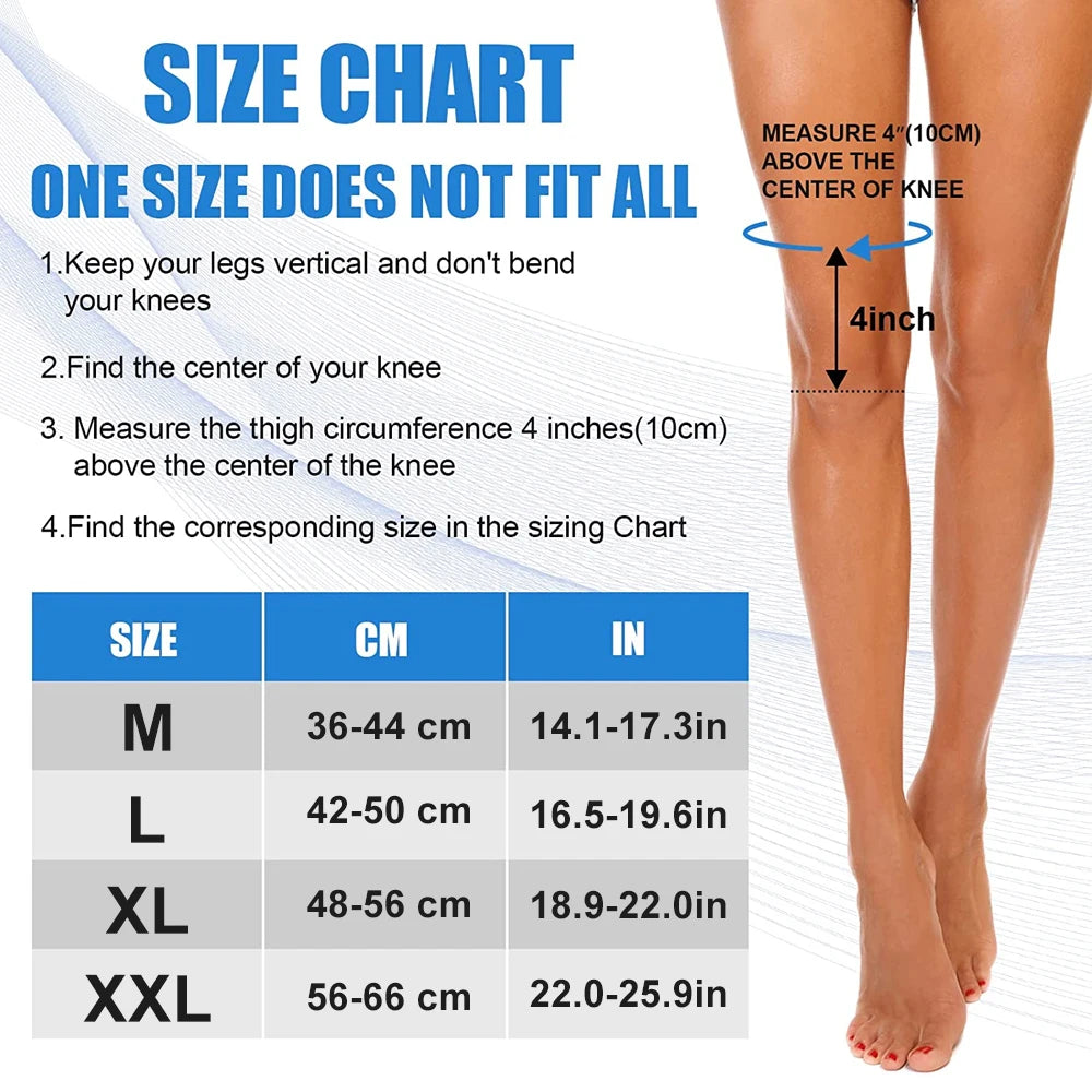 1Pair Leg Sleeves,Full Leg Compression Sleeve,Compression Long Knee Sleeve,Sports Compression UV Long Leg Sleeves with Anti-slip
